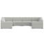 Rex 8 - Piece Modular Upholstered U-Sectional