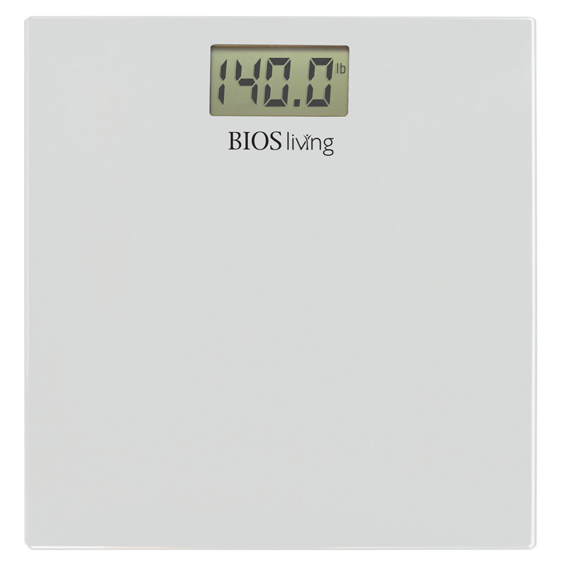 Pèse-personne électronique ultra mince Bios, Blanc