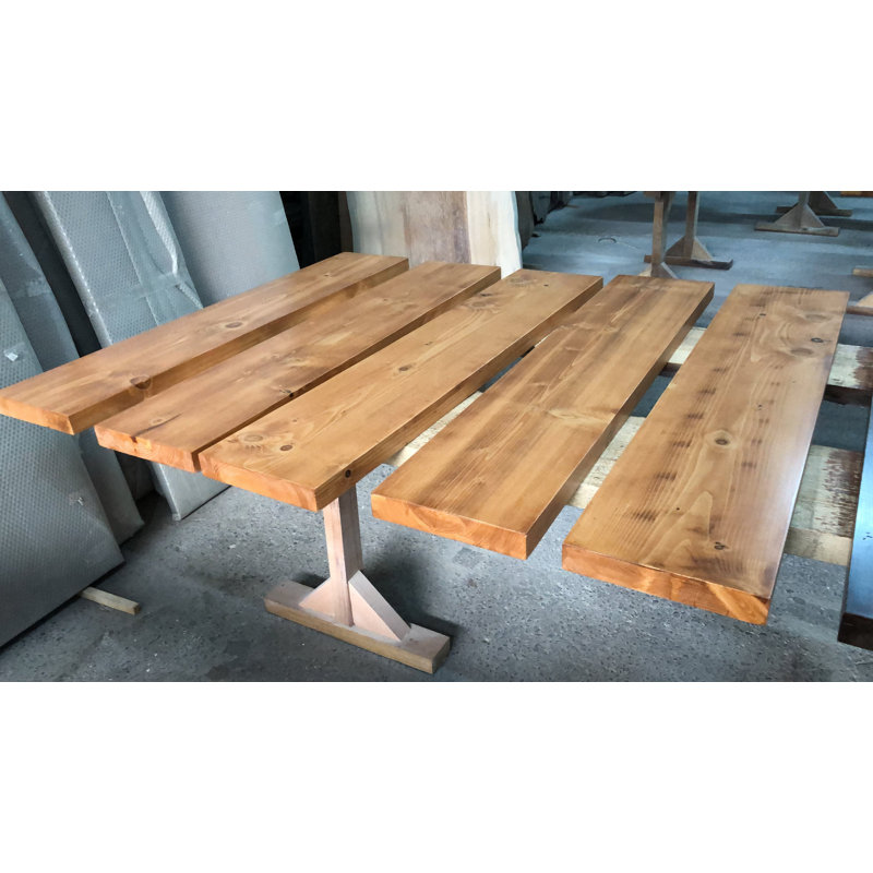 Dobson Elm Solid Wood Floating Shelf with Reclaimed Wood, 4cm H x 50cm W x 25cm D