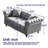 Elegant Button Tufted Sofa