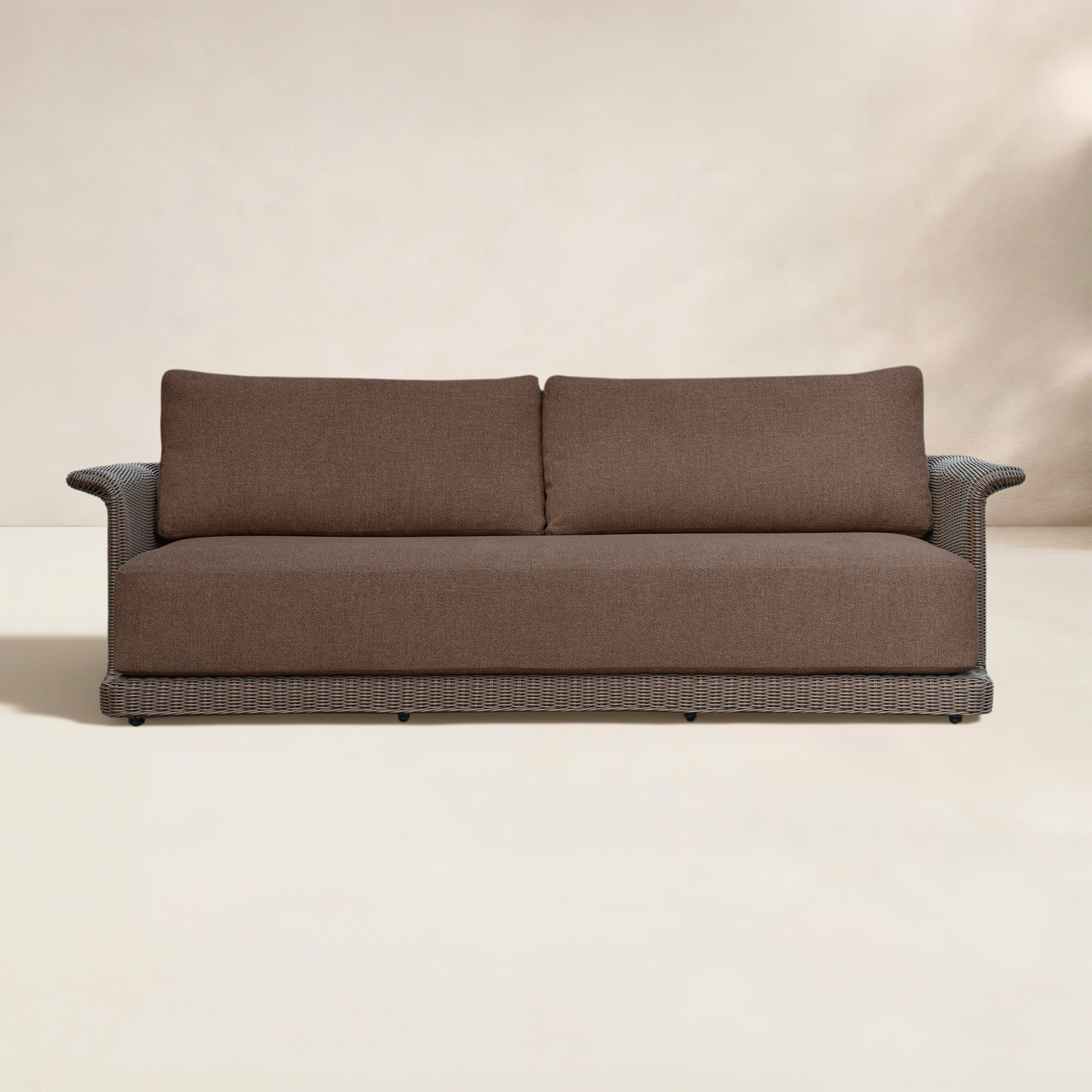 Meredith Outdoor Sofa Brown, Dark Brown, Brown