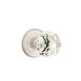 Privacy (Bed & Bath) Diamond Crystal Knob with Regular Rose