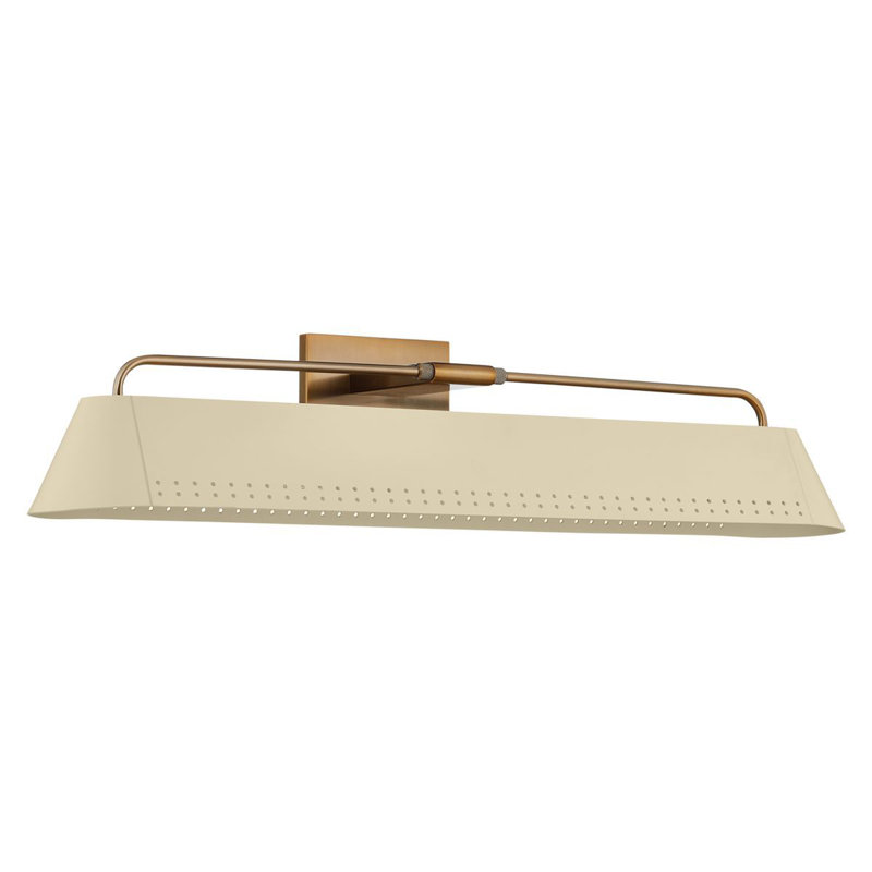 Applique pour tableau 2 lumières Otelia, H 5,5 po x l 18,5 po x P 18,5 po