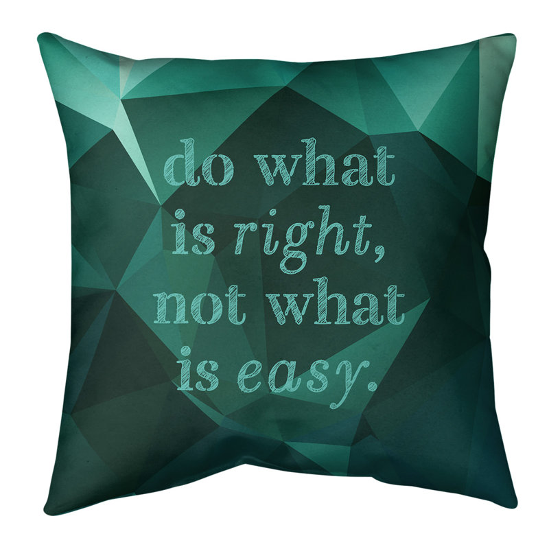 Coussin de sol, 28 po x 28 po, Vert foncé / vert clair
