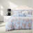 Blue Floral Bedding Sets, Twin/Twin XL Microfiber Comforter, Cottage Bedroom