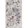Abigayle Floral Machine Washable Cotton Area Rug in Ivory/Pink
