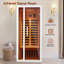 Sauna infrarouge FAR intérieur extensible pour 1 personne compatible avec 6 radiateurs au carbone-99717396