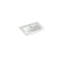 24" Wall-Mounted Floating Bathroom Vanity Pre-Assembled Curved Edge Storage Bathroom Cabinet With Ceramic Basin-121843366