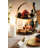 Artesà 2-Piece Brass and Slate Serving Stands Set