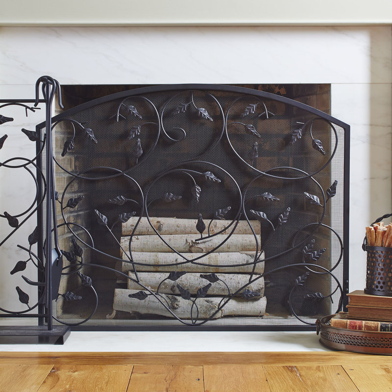 Recio Iron Fireplace Screen