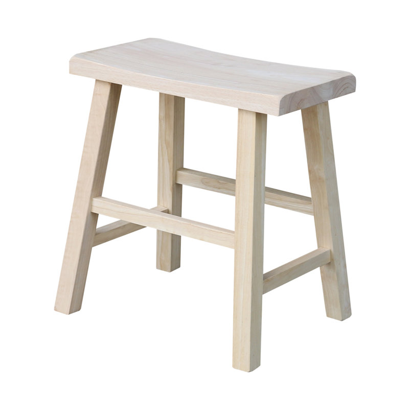 Maner Solid Wood Counter Stool