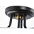 3 - Light Matte Black Unique/Statement Pendant