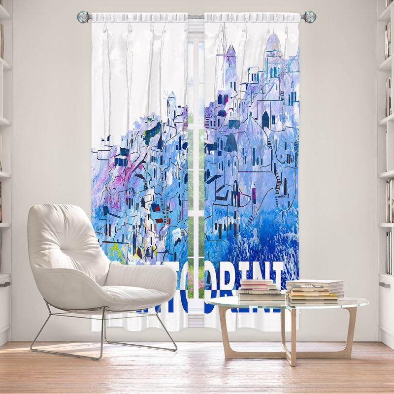 Paire de rideaux occultant en polyester Aber, L 20 po x L 61 po