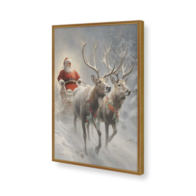 «Dashing Through The Snow» par Jo Moulton, reproduction d'art sur toile