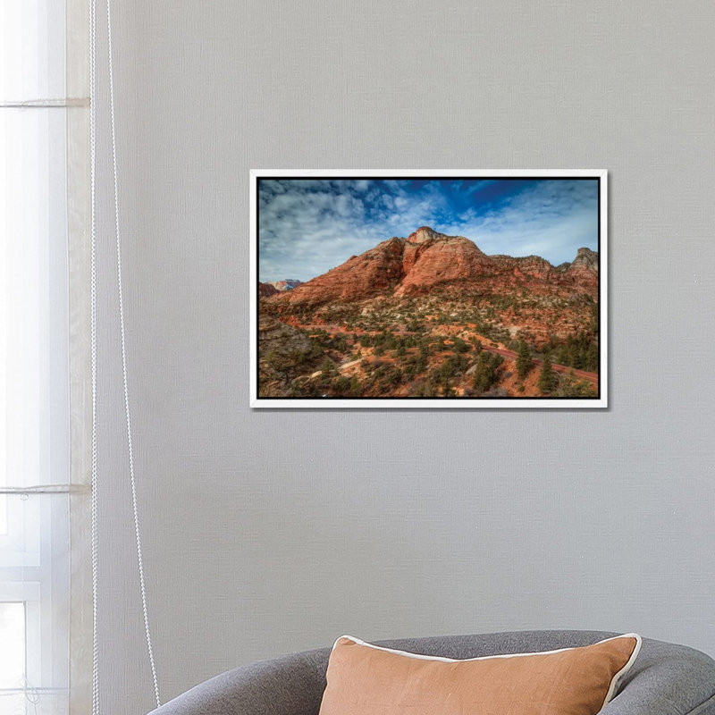 The Road To Zion 1 Piece Wall Art on Canvas, 66.04 cm H x 45.72 cm W, White Framed