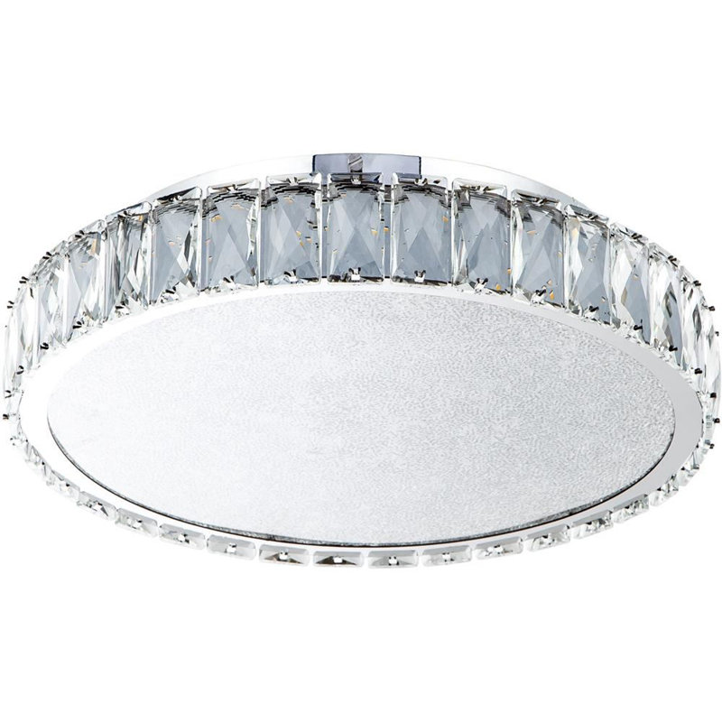 Penner Crystal LED Flush Mount, 9cm H x 40cm W x 40cm D