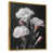 Toile avec cadre flottant or
