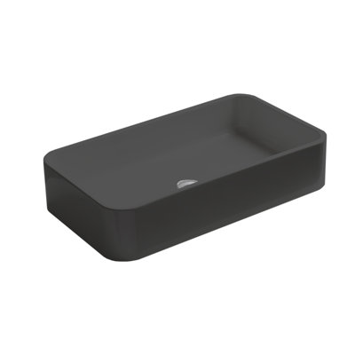 Lavabo de salle de bain vasque rectangulaire en céramique Cosa