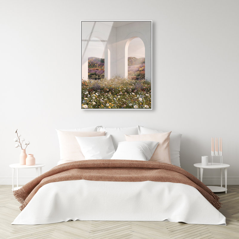 Sunlight Coming Through High-Gloss Frameless Acrylic Glass Wall Art Landscape & Nature Print by Oliver Gal, Ready to Hang, 16 x 20