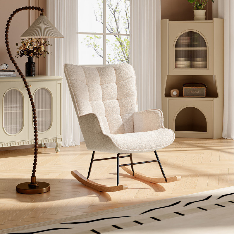 Rocking Chair, Beige
