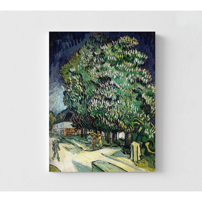 Châtaigniers en fleur par Vincent Van Gogh, impression de châtaignier, arbre de Van Gogh, Art mural nature, impression de nature verte, art mural encadré