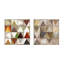 Tiles 1 & 4, Set of 2 by Marco Marella for Studio M - Framed Wall Art-112253626-112253628-112253629