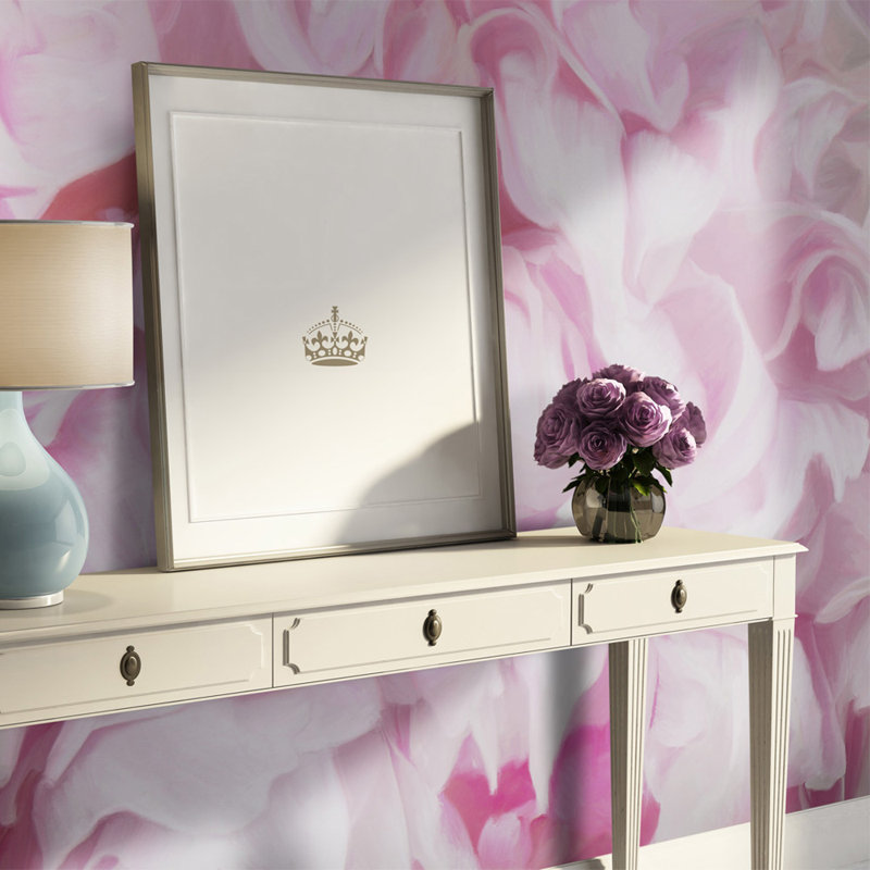 Azalea 3.09m x 400cm Wallpaper, Pink, 400 cm x 309 cm