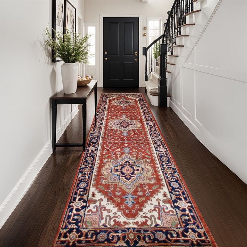 Hand Knotted Wool Area Rug, Rectangle 11' 9'' X 15' 0''