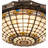 Harborough Glass Semi Flush Mount