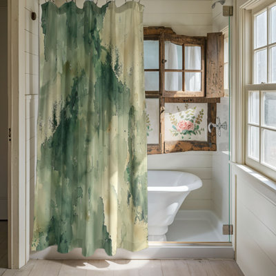 Water Camo - Premium Shower Curtain