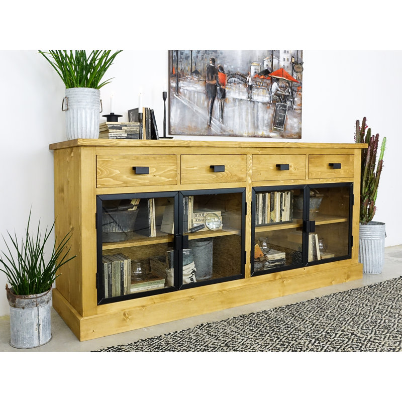 Calixte 199.5cm Solid Wood Sideboard