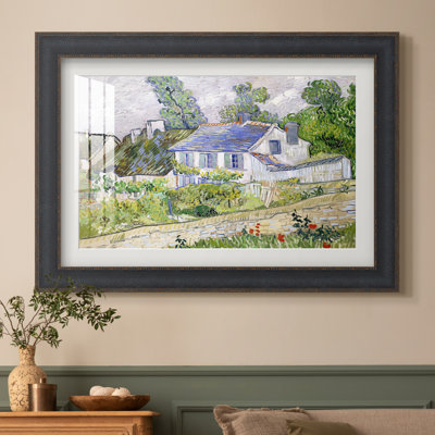 Maisons à Auvers, 1890 - Vincent van Gogh - Reproduction encadrée sur mesure