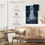 Pieuvre Brampt 8 - blanc sur bleu-108665548