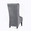 Fauteuil d'appoint confortable en velours avec des pieds en bois robustes pour les espaces de vie