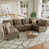 Brown Polyester selected