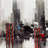 " Abstract City With A Bridge " Painting Print
