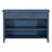 Retro Console Table with 3 Storage Drawers, Entryway Table with 3 Water Hyacinth Woven Baskets-671686717