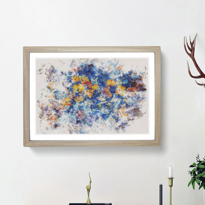 Multi Coloured Autumn Leaves - Picture Frame Painting Print