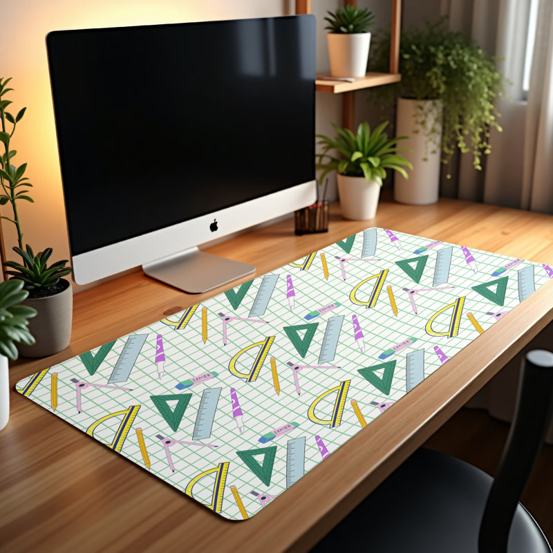 Polyester Desk Pad, 31.5x15.5