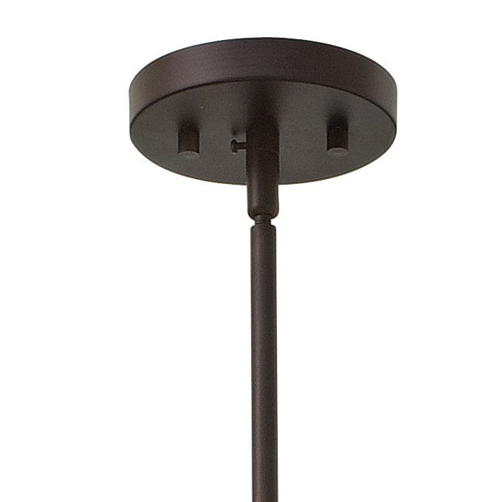 Gemma Key Three-Light Convertible Tall Drum Pendant w/ Crystal Rectangular Prisms