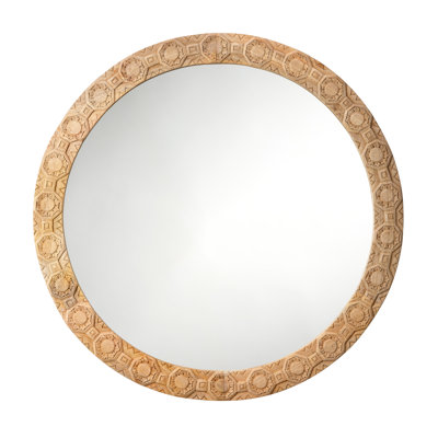 Relief Flat Solid Wood Mirror