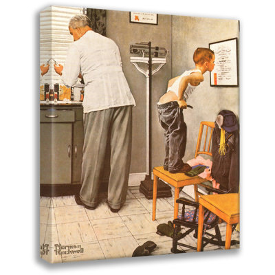 Doctor's Office by Norman Rockwell Gallery Wrapped Canvas