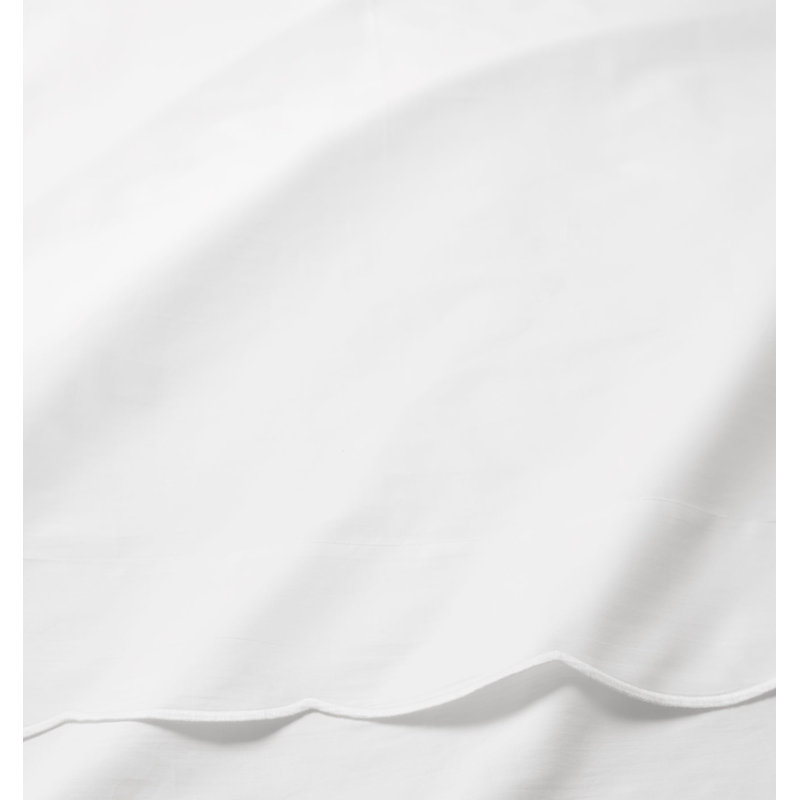Limana Cotton Pillow Sham, White, King