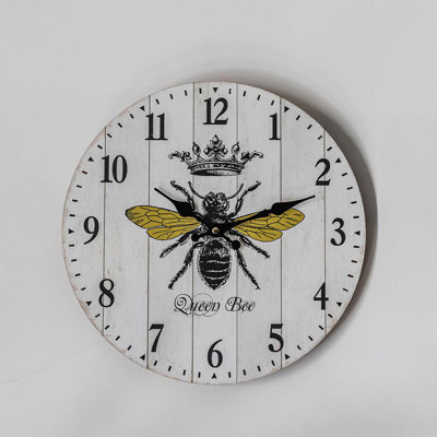 Lusby Queen Bee Wall Clock