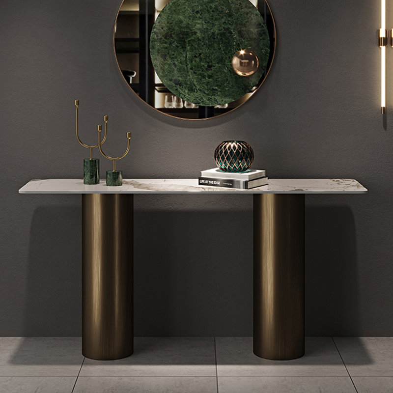 Console légère et luxueuse, H 31,5 po x l 55,1 po x P 15,7 po, Bronze