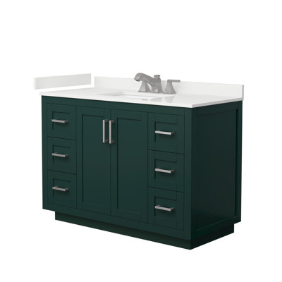 Miranda 48" Freestanding Single Bathroom Vanity with Quartz Top