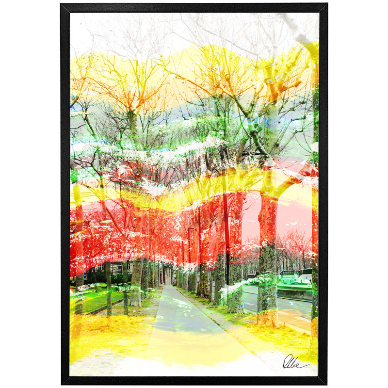 Single Picture Frame Print, Black, 114cm H x 76cm W