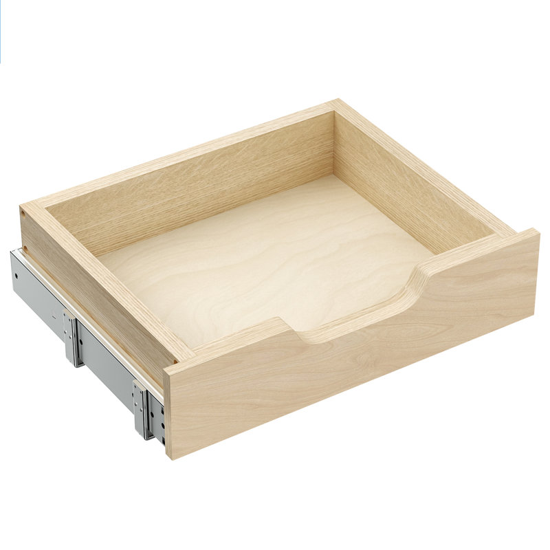 Wood Pull Out Drawer, 3.15" H x 19.50" W x 10.30" D