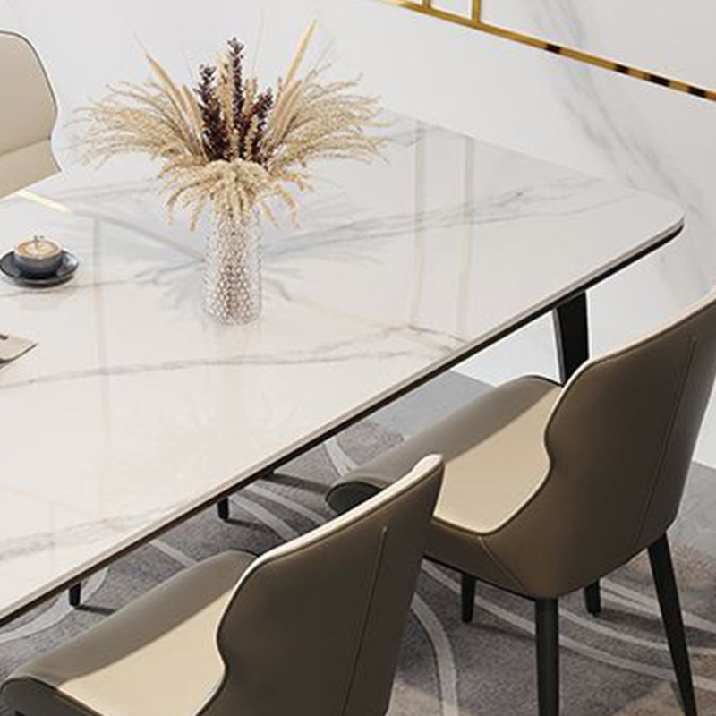 Full support rectangular dining table, 29.92"H x 62.99"L x 35.43"W