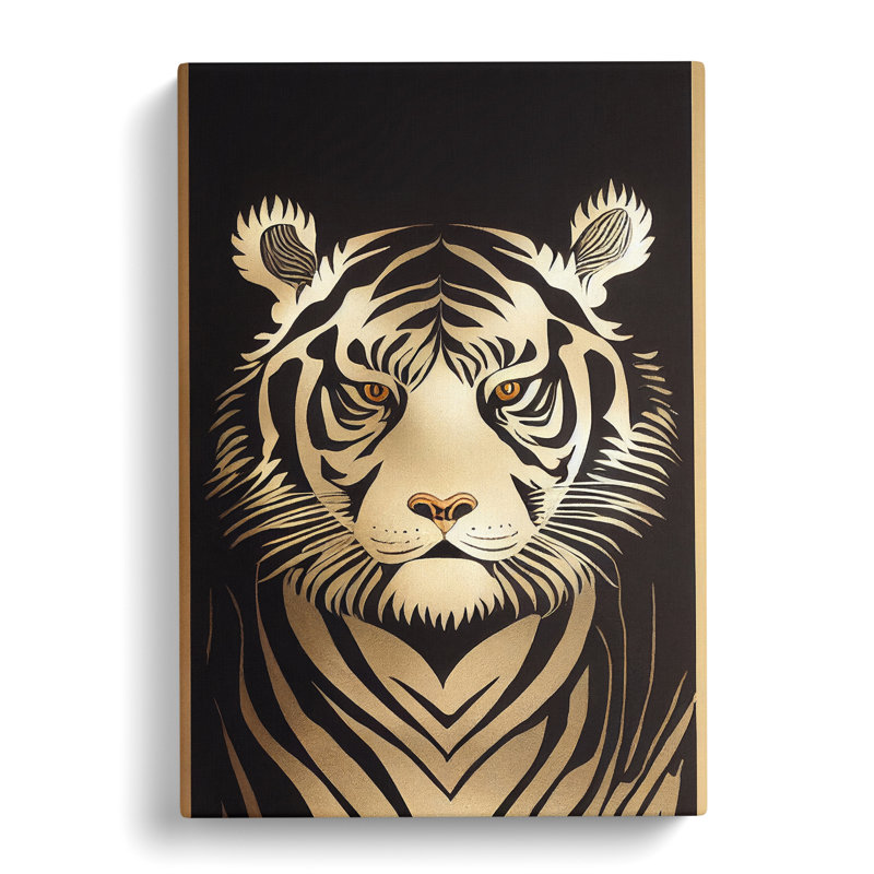 Tiger Scroll Vol.1 - Wrapped Canvas, 76cm H x 50cm W x 3cm D